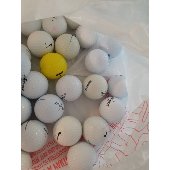 Bundle Of 36 Used Golf Ball Lot Mixed Brands Play Or Practice - Picture 3 of 4